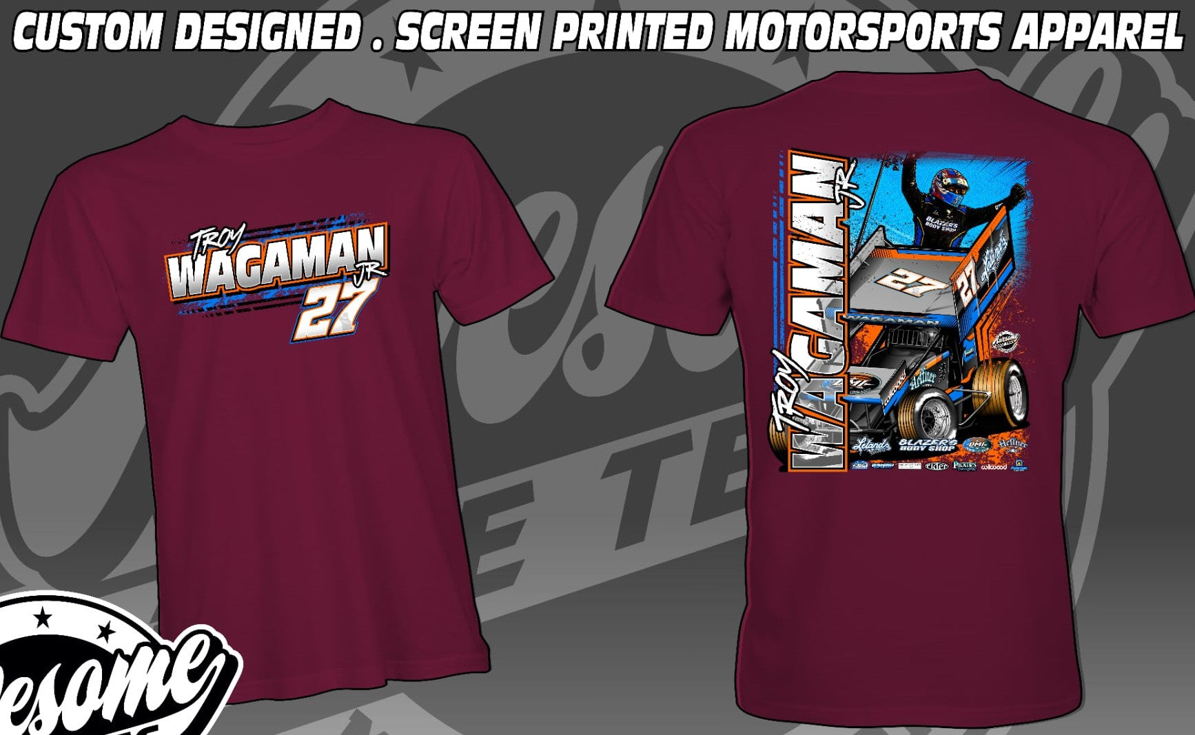 Top Wing Celebration T-Shirt - Maroon